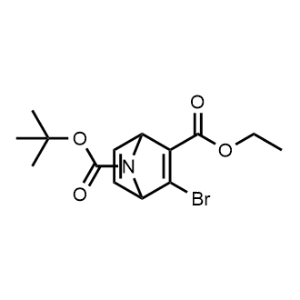 7-(tert-Butyl) 2-ethyl 3-bromo-7-azabicyclo[2.2.1]hepta-2,5-diene-2,7-dicarboxylate|CS-0666203