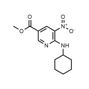 Methyl 6-(cyclohexylamino)-5-nitronicotinate|CS-0666248