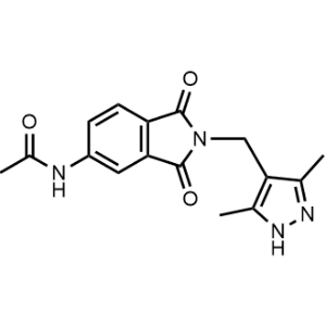 N-(2-((3,5-Dimethyl-1H-pyrazol-4-yl)methyl)-1,3-dioxoisoindolin-5-yl)acetamide|CS-0666324