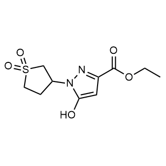 Ethyl 5-hydroxy-1-(tetrahydro-1,1-dioxido-3-thienyl)-1H-pyrazole-3-carboxylate|CS-0666606