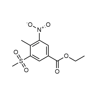 Ethyl 4-methyl-3-(methylsulfonyl)-5-nitrobenzoate|CS-0666669
