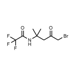 N-(5-Bromo-2-methyl-4-oxopentan-2-yl)-2,2,2-trifluoroacetamide|CS-0666943