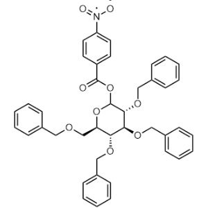 (3R,4S,5R,6R)-3,4,5-tris(benzyloxy)-6-((benzyloxy)methyl)tetrahydro-2H-pyran-2-yl 4-nitrobenzoate|CS-0667164