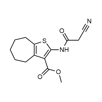 Methyl 2-(2-cyanoacetamido)-5,6,7,8-tetrahydro-4h-cyclohepta[b]thiophene-3-carboxylate|CS-0667480