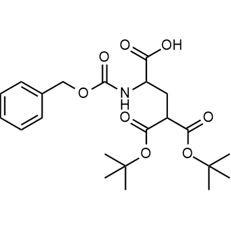 2-(((Benzyloxy)carbonyl)amino)-5-(tert-butoxy)-4-(tert-butoxycarbonyl)-5-oxopentanoic acid|CS-0667645