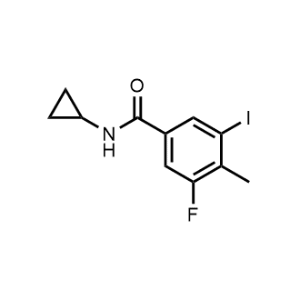 N-Cyclopropyl-3-fluoro-5-iodo-4-methylbenzamide|CS-0667947