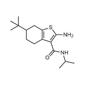 2-Amino-6-(tert-Butyl)-n-isopropyl-4,5,6,7-tetrahydrobenzo[b]thiophene-3-carboxamide|CS-0668026