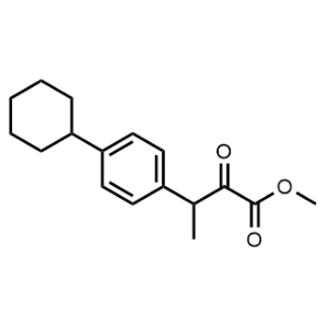 Methyl 3-(4-cyclohexylphenyl)-2-oxobutanoate|CS-0668033