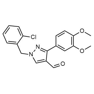 1-(2-Chlorobenzyl)-3-(3,4-dimethoxyphenyl)-1h-pyrazole-4-carbaldehyde|CS-0668096
