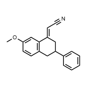 2-(7-mEthoxy-3-phenyl-3,4-dihydronaphthalen-1(2h)-ylidene)acetonitrile|CS-0668592