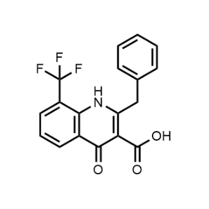 2-Benzyl-4-oxo-8-(trifluoromethyl)-1,4-dihydroquinoline-3-carboxylic acid|CS-0669156