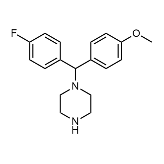1-((4-Fluorophenyl)(4-methoxyphenyl)methyl)piperazine|CS-0669344