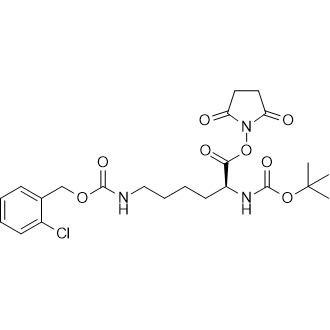 2,5-Dioxopyrrolidin-1-yl n2-(tert-butoxycarbonyl)-n6-(((2-chlorobenzyl)oxy)carbonyl)-l-lysinate|CS-0669577