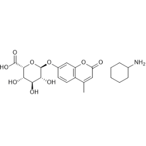 Cyclohexanamine (2r,3s,4s,5r,6s)-3,4,5-trihydroxy-6-((4-methyl-2-oxo-2h-chromen-7-yl)oxy)tetrahydro-2h-pyran-2-carboxylate|CS-0669676