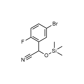 2-(5-Bromo-2-fluorophenyl)-2-((trimethylsilyl)oxy)acetonitrile|CS-0669679