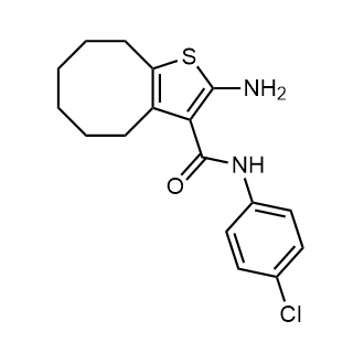 2-Amino-n-(4-chlorophenyl)-4,5,6,7,8,9-hexahydrocycloocta[b]thiophene-3-carboxamide|CS-0669715