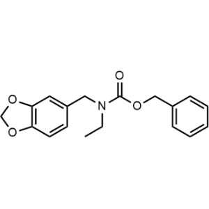 Benzyl (benzo[d][1,3]dioxol-5-ylmethyl)(ethyl)carbamate|CS-0670025