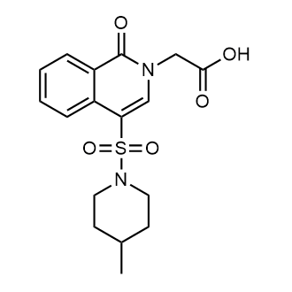 2-(4-((4-Methylpiperidin-1-yl)sulfonyl)-1-oxoisoquinolin-2(1h)-yl)acetic acid|CS-0670095