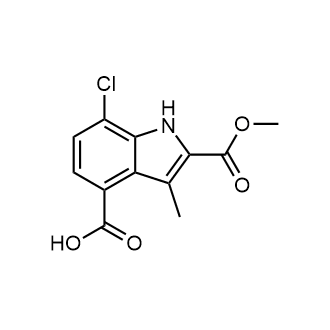 7-Chloro-2-(methoxycarbonyl)-3-methyl-1h-indole-4-carboxylic acid|CS-0670203