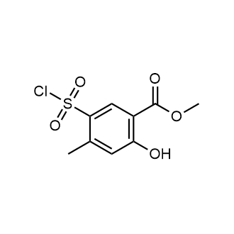 Methyl 5-(chlorosulfonyl)-2-hydroxy-4-methylbenzoate|CS-0670369