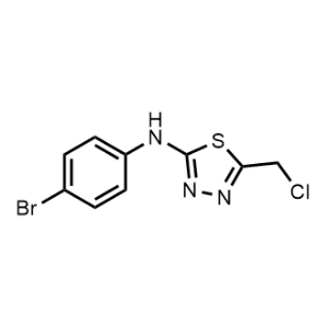 N-(4-Bromophenyl)-5-(chloromethyl)-1,3,4-thiadiazol-2-amine|CS-0670582