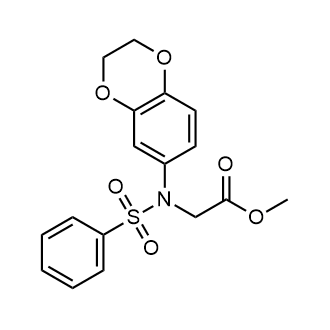 Methyl n-(2,3-dihydrobenzo[b][1,4]dioxin-6-yl)-n-(phenylsulfonyl)glycinate|CS-0670608