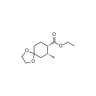 rel-Ethyl (7r,8s)-7-methyl-1,4-dioxaspiro[4.5]decane-8-carboxylate|CS-0671068