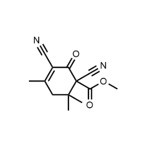 Methyl 1,3-dicyano-4,6,6-trimethyl-2-oxocyclohex-3-ene-1-carboxylate|CS-0671215