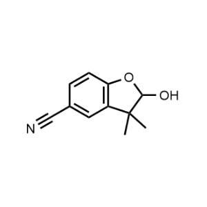 2-Hydroxy-3,3-dimethyl-2,3-dihydrobenzofuran-5-carbonitrile|CS-0671352