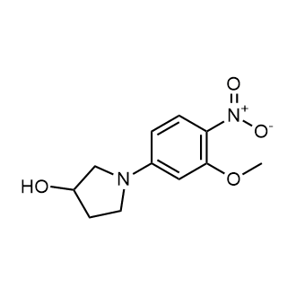 1-(3-Methoxy-4-nitrophenyl)pyrrolidin-3-ol|CS-0671537
