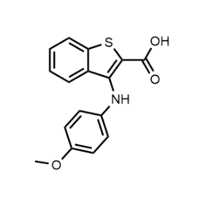 3-((4-Methoxyphenyl)amino)benzo[b]thiophene-2-carboxylic acid|CS-0671996