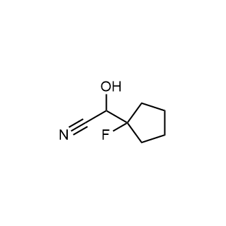 2-(1-Fluorocyclopentyl)-2-hydroxyacetonitrile|CS-0672134