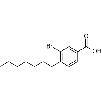 3-Bromo-4-heptylbenzoic acid|CS-0672449