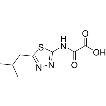 2-((5-Isobutyl-1,3,4-thiadiazol-2-yl)amino)-2-oxoacetic acid|CS-0672652