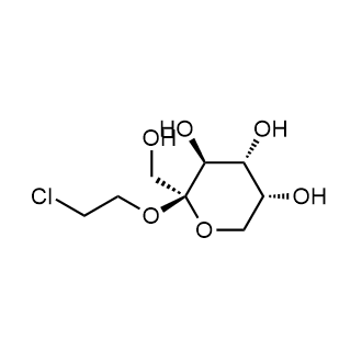 (2s,3s,4R,5r)-2-(2-Chloroethoxy)-2-(hydroxymethyl)tetrahydro-2h-pyran-3,4,5-triol|CS-0672843