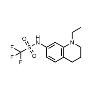 N-(1-Ethyl-1,2,3,4-tetrahydroquinolin-7-yl)-1,1,1-trifluoromethanesulfonamide|CS-0672944