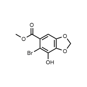 Methyl 6-bromo-7-hydroxybenzo[d][1,3]dioxole-5-carboxylate|CS-0672984
