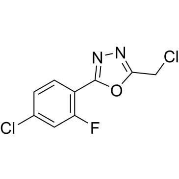 2-(4-Chloro-2-fluorophenyl)-5-(chloromethyl)-1,3,4-oxadiazole|CS-0673135