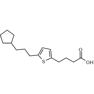 4-(5-(3-Cyclopentylpropyl)thiophen-2-yl)butanoic acid|CS-0673212