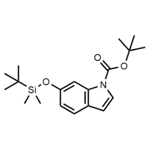 tert-butyl 6-((tert-butyldimethylsilyl)oxy)-1H-indole-1-carboxylate|CS-0673239