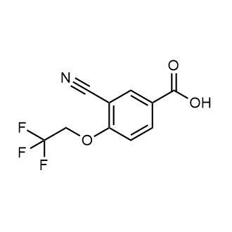 3-Cyano-4-(2,2,2-trifluoroethoxy)benzoic acid|CS-0673319