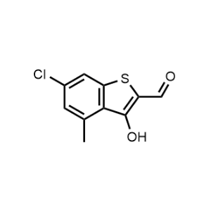 6-Chloro-3-hydroxy-4-methylbenzo[b]thiophene-2-carbaldehyde|CS-0673358