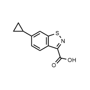 6-Cyclopropylbenzo[d]isothiazole-3-carboxylic acid|CS-0673466