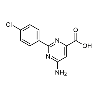 6-Amino-2-(4-chlorophenyl)pyrimidine-4-carboxylic acid|CS-0673482