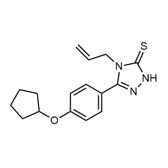 4-Allyl-5-(4-(cyclopentyloxy)phenyl)-2,4-dihydro-3h-1,2,4-triazole-3-thione|CS-0673615