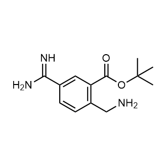 tert-Butyl 2-(aminomethyl)-5-carbamimidoylbenzoate|CS-0673664