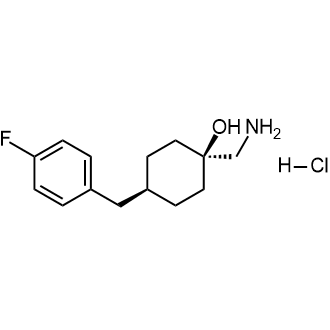 trans-1-(Aminomethyl)-4-(4-fluorobenzyl)cyclohexan-1-ol hydrochloride|CS-0673742