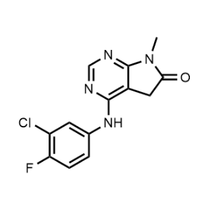 4-((3-Chloro-4-fluorophenyl)amino)-7-methyl-5,7-dihydro-6h-pyrrolo[2,3-d]pyrimidin-6-one|CS-0673825