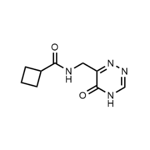 N-((5-Oxo-4,5-dihydro-1,2,4-triazin-6-yl)methyl)cyclobutanecarboxamide|CS-0673911