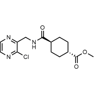 trans-Methyl 4-(((3-chloropyrazin-2-yl)methyl)carbamoyl)cyclohexane-1-carboxylate|CS-0673916